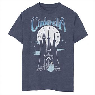 Disney's Cinderella Boys 8-20 Stroke Of Midnight Castle Graphic Tee