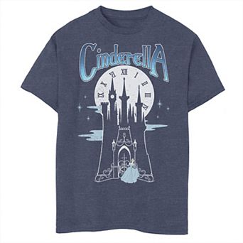 Disney's Cinderella Boys 6-20 Stroke Of Midnight Castle Graphic Tee