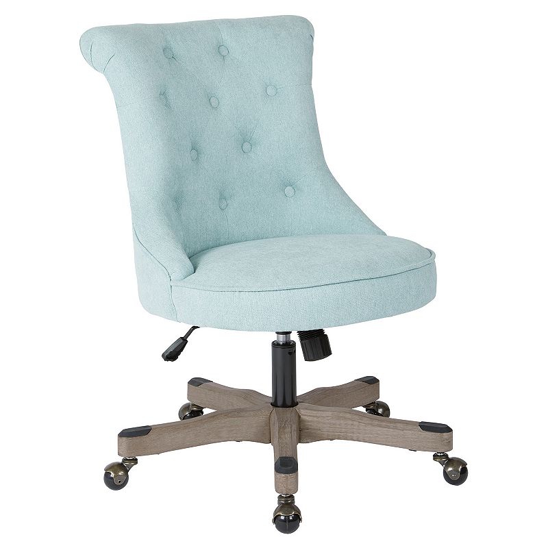 39489992 OSP Home Furnishings Hannah Tufted Desk Chair, Blu sku 39489992