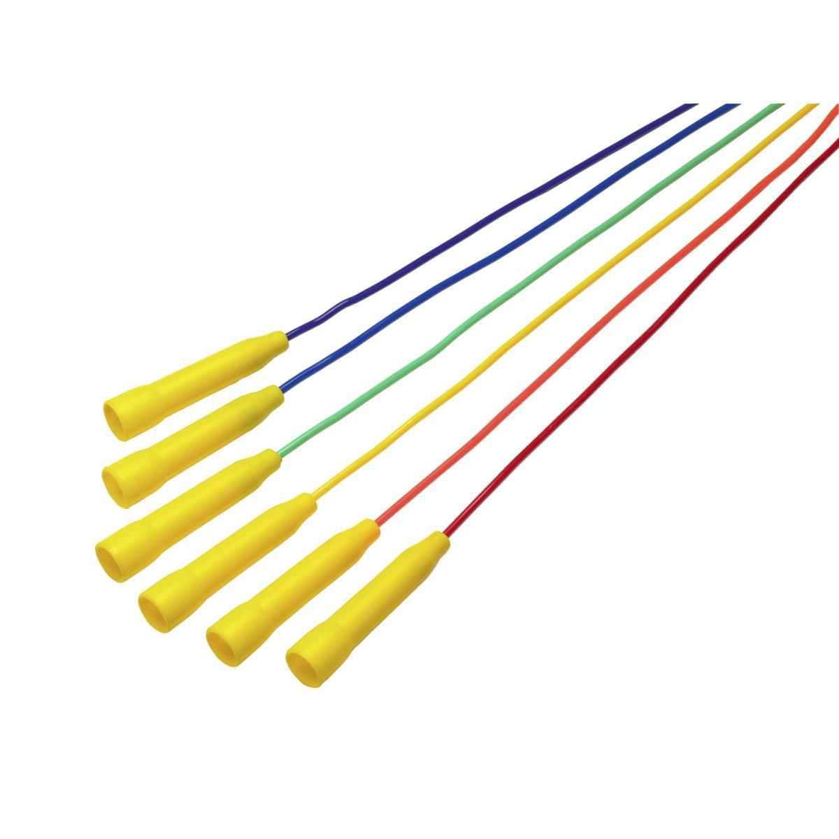 Image for HWR Sportime Solid Jump Ropes, 8 ft., Assorted Colors, Set of 6 at Kohl's.