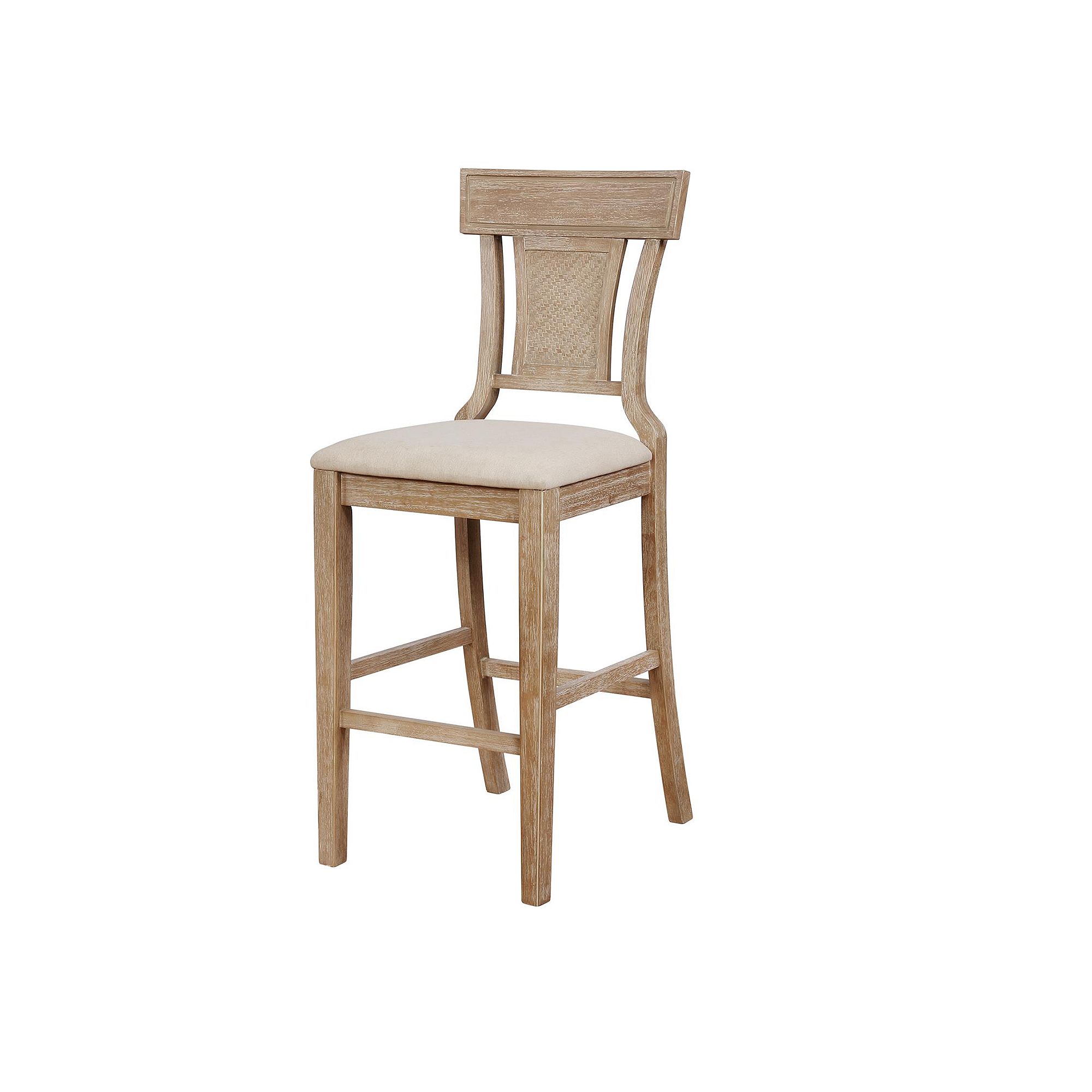 Linon Rylan Bar Stool, Beige