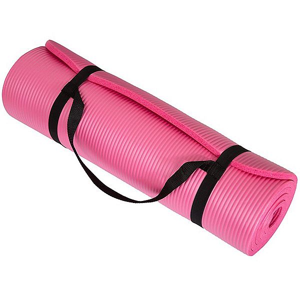 Non-Slip Yoga Mat 71" X 20" Extra Thick Exercise Mat With Carrying Strap 