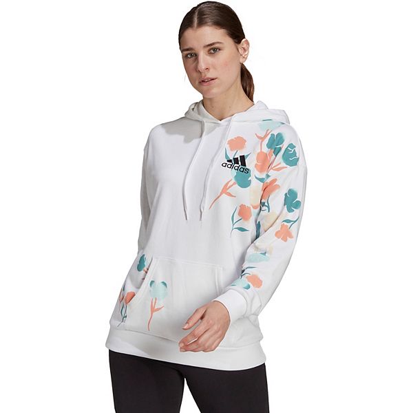 Floral adidas clearance hoodie