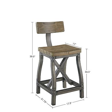 INK+IVY Lancaster Counter Stool