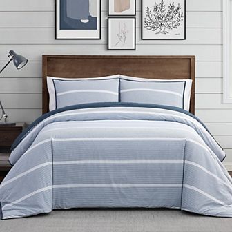 Brooklyn Loom Niari Yarn Dye Stripe Comforter Set with Shams