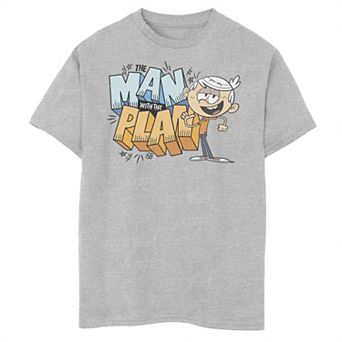 Boys 8-20 Nickelodeon The Loud House Lincoln Loud The Man With The Plan Graphic Tee