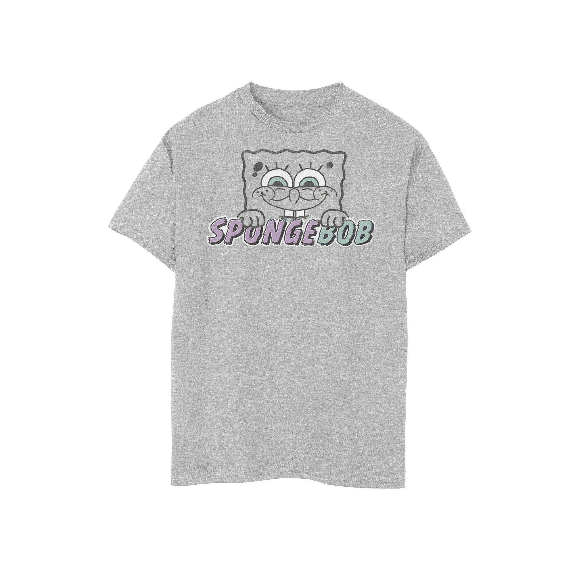 Boys 8-20 SpongeBob SquarePants Big Face Outline Graphic Tee, Boys, Size: 