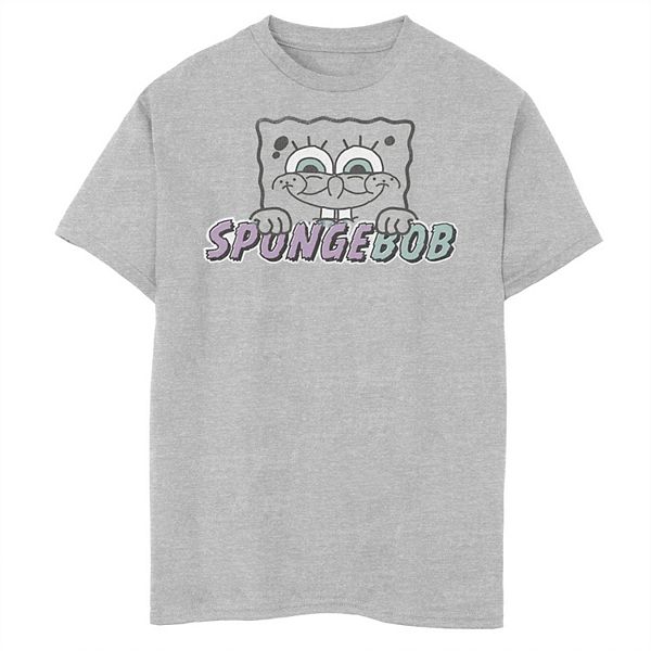 Boys 8-20 SpongeBob SquarePants Big Face Outline Graphic Tee