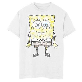 Boys 8-20 Spongebob Bob Paint Graphic Tee