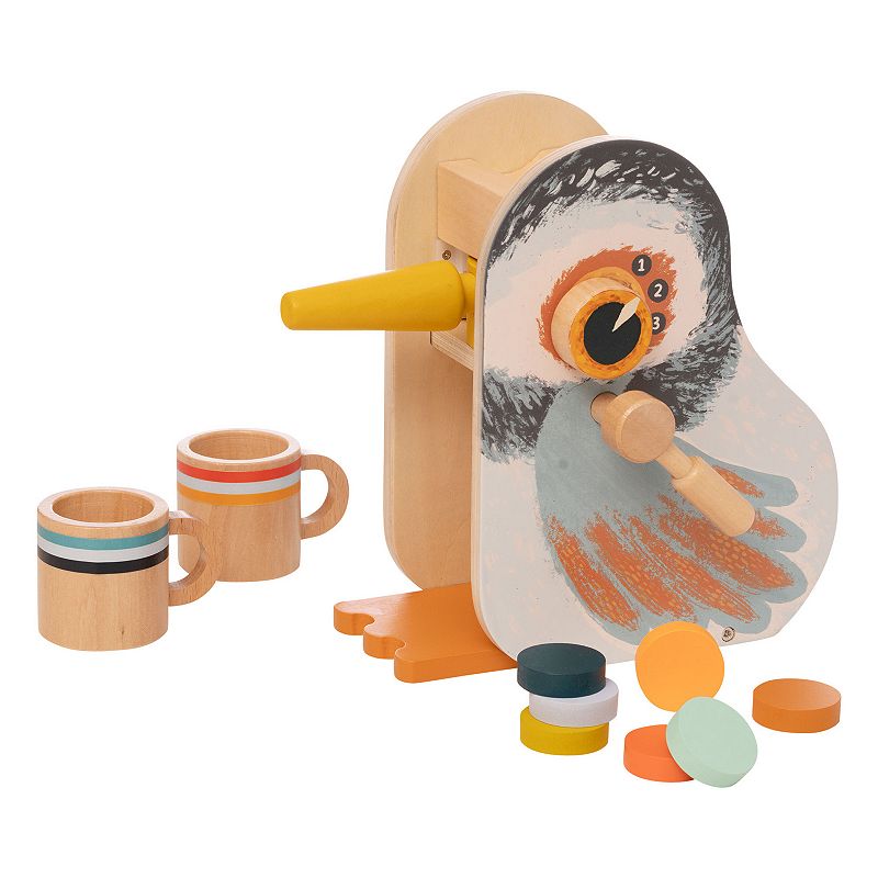 Manhattan Toy Early Bird Espresso Pretend Play Cooking Toy Set, Multicolor