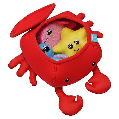Manhattan Toy Neoprene Crab 5-Piece Floating Spill n Fill Bath Toys