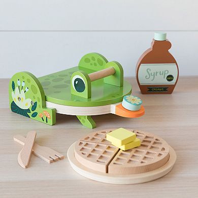 Manhattan Toy Ribbit Waffle Maker Pretend Play Cooking Toy Set