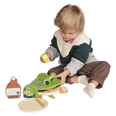 Manhattan Toy Ribbit Waffle Maker Pretend Play Cooking Toy Set