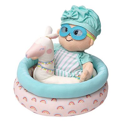 Manhattan Toy Stella Collection Pool Party 4-Piece Pool Playset for 12" & 15" Dolls