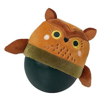 Manhattan Toy Wobbly Bobbly Owl Soft Silicone Wobble Ball Toy