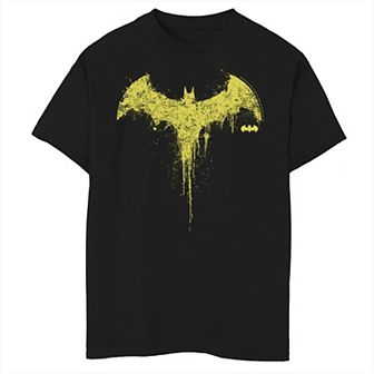 Boys 8-20 DC Fandome Batman Paint Splatter Drip Logo Graphic Tee