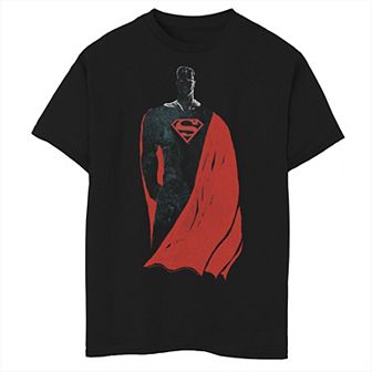 Boys 8-20 DC Fandome Superman Stance Dark Portrait Graphic Tee