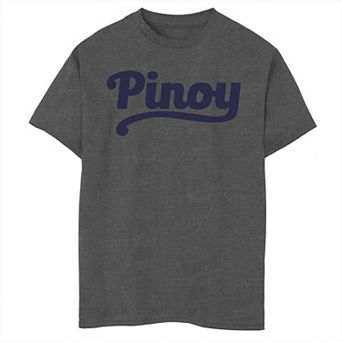 Boys 8-20 Pinoy Text Graphic Tee