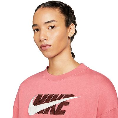 Nike women's sportswear icon clash fleece crewneck sweatshirt sale