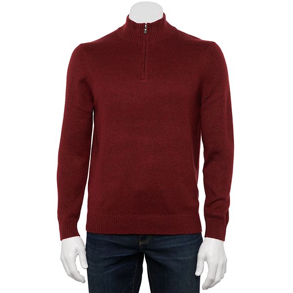 Croft and barrow zip best sale up sweater