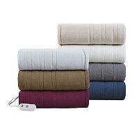 Serta Fleece to Sherpa Electric Heated Throw Blanket (3 colors)