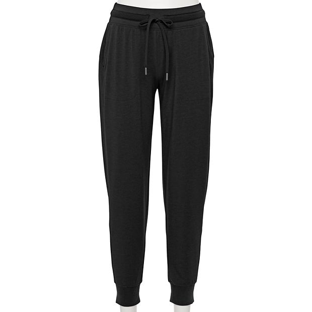 Kohls cheap black joggers