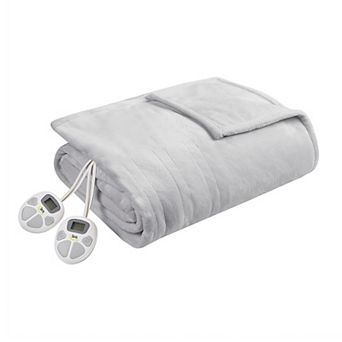 Serta® Ultra-soft Plush Heated Electric Bed Blanket