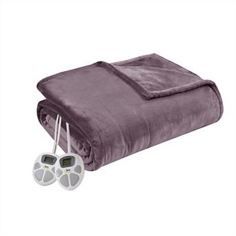 Serta® Ultra-soft Plush Heated Electric Bed Blanket