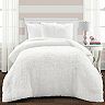 Lush Decor Emma Faux Fur Comforter Set with Shams