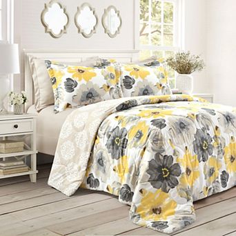 Lush Decor Leah Comforter Set with Shams