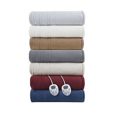 Serta Fleece to Sherpa Heated Blanket