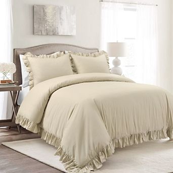 Lush Decor Reyna Cotton Duvet Cover Set with Shams
