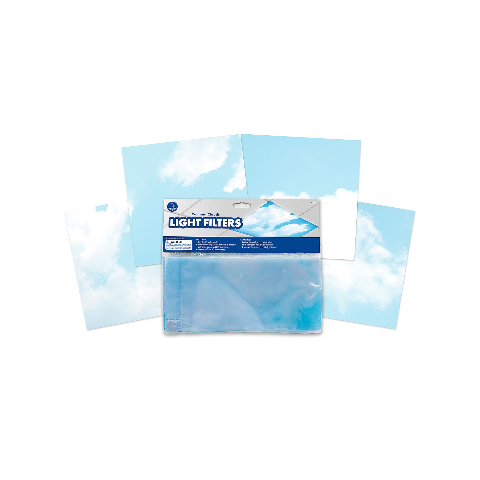 Educational Insights Calming Clouds Light Filters, Multi