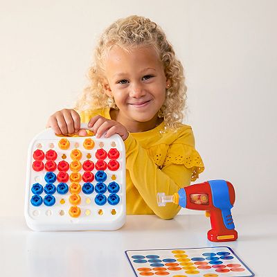 Montessori Toys Educational Insights Design Drill Shapes