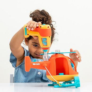 Educational Insights Design & Drill Bolt Buddies Rescue Helicopter Toy Set