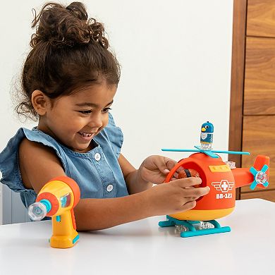 Educational Insights Design & Drill Bolt Buddies Rescue Helicopter Toy Set