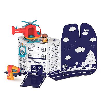 Educational Insights Design & Drill Bolt Buddies Rescue Helicopter Toy Set