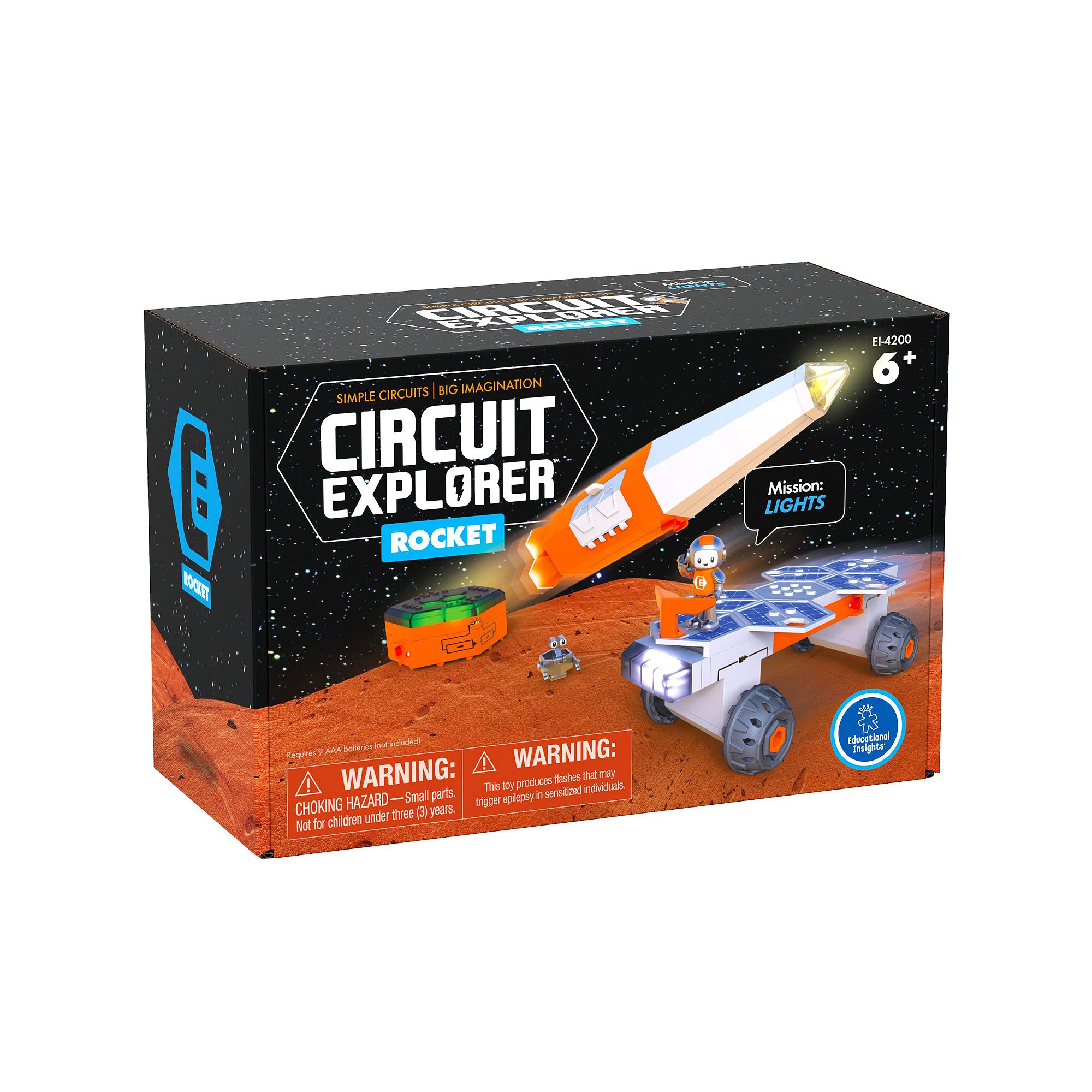 Educational Insights Circuit Explorer Rocket Toy, Multi