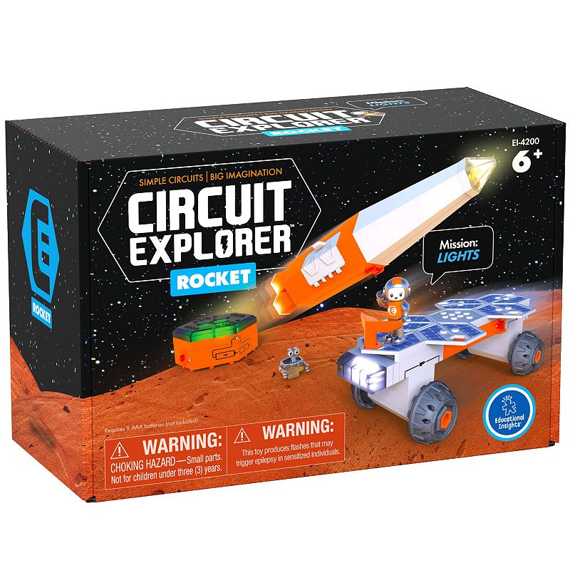 Educational Insights Circuit Explorer Rocket Toy, Multicolor