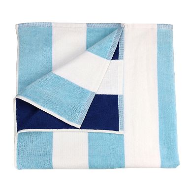 Freshee Reversible Cabana 4-Piece Beach Towel Set