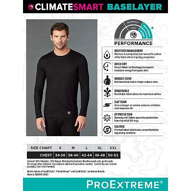 Big & Tall Climatesmart® by Cuddl Duds Heavyweight ProExtreme Performance Base Layer Top