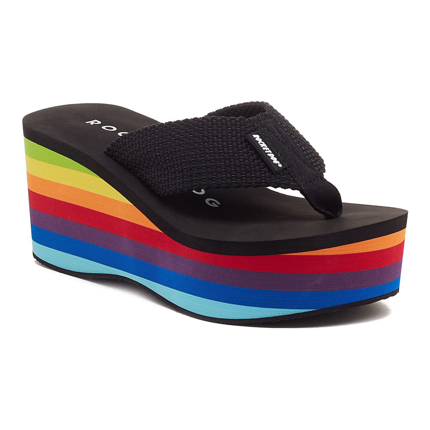 Escarpins Rocket Dog 'Clara' - Taille 8 US - Wedges à Motifs Rayés - État Très Propre