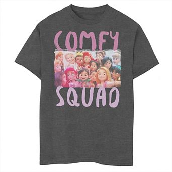 Disney's Wreck It Ralph 2 Boys 6-20 Comfy Squad Photo Group Shot Graphic Tee