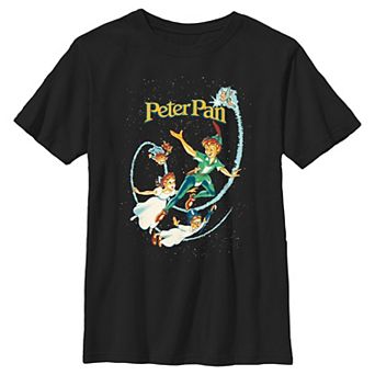 Disney's Peter Pan Boys 8-20 Camp Never Land Never Grow Up Est. 1953 Graphic Tee