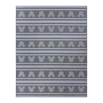 Disney's Mickey Mouse Stripes Indoor Outdoor Rug