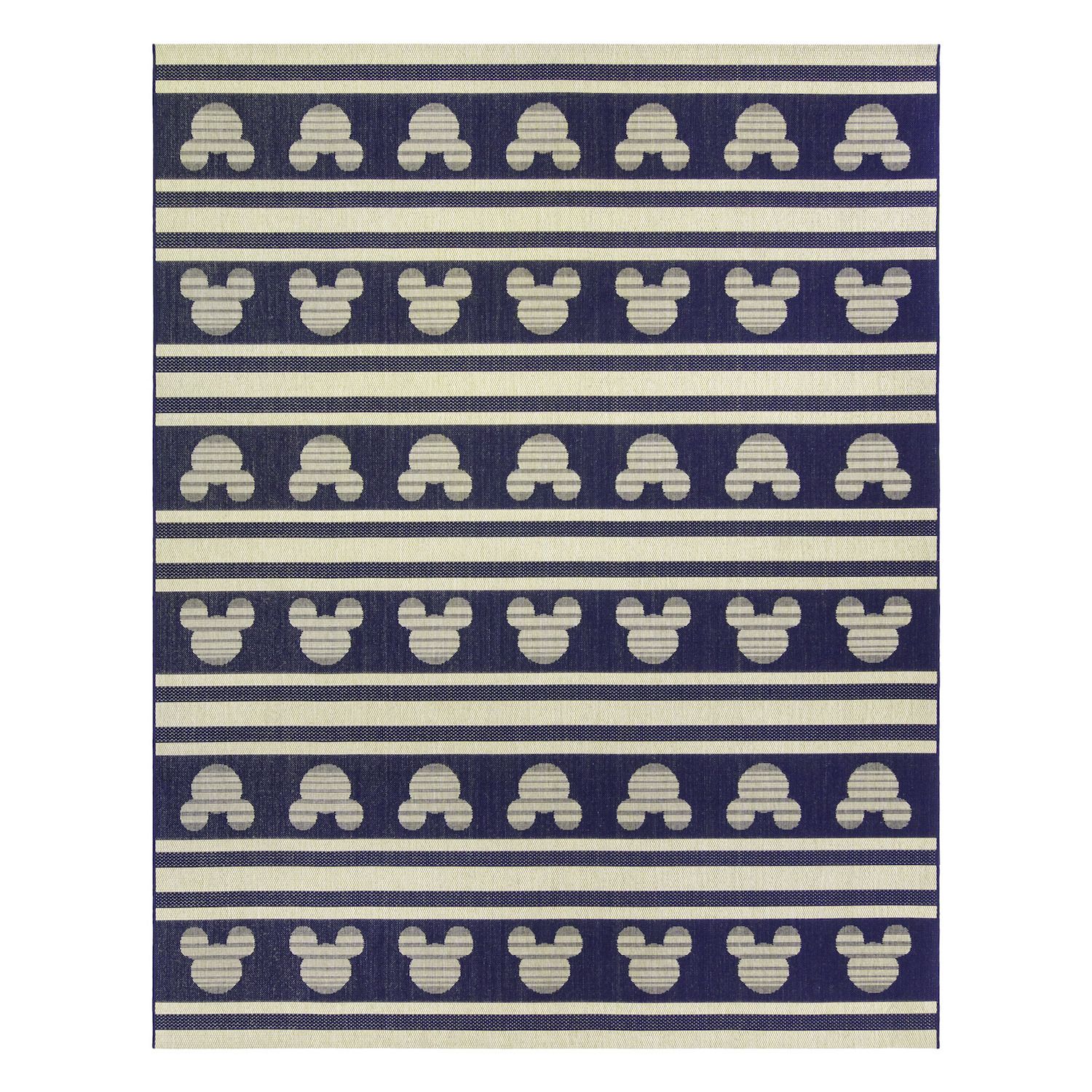 Image for Disney 's Mickey Mouse Stripes Indoor Outdoor Rug at Kohl's.