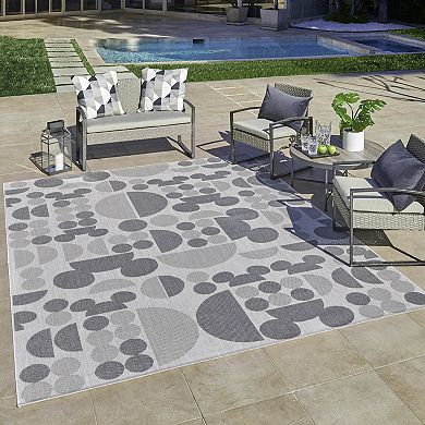 Disney's Mickey Mouse Spheres Indoor Outdoor Rug