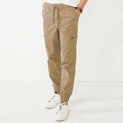 Khaki joggers hot sale near me