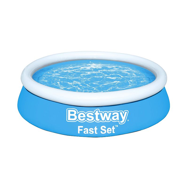 Bestway Fast Set 6-foot Round Pool, Multicolor