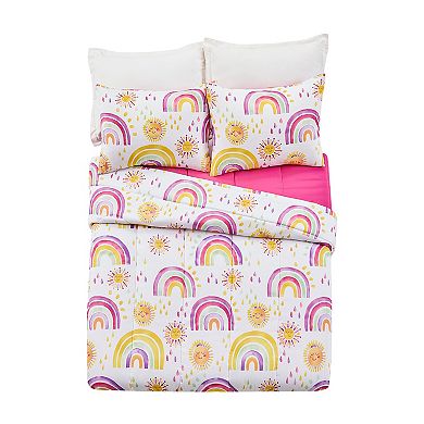 Urban Playground Rainbows & Suns Comforter Set with Shams